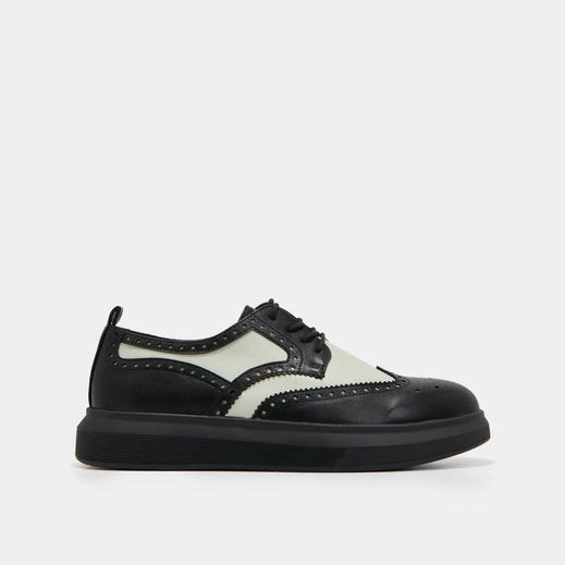 Koi Footwear Men's Vegan Shoes Retrograde Rebel Platform - Black